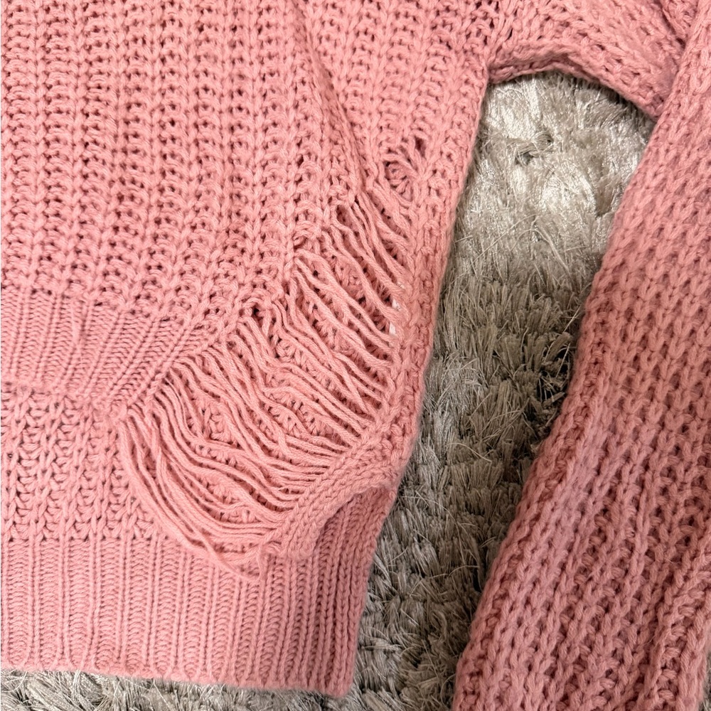 Pink Knit Sweater - Picture 5 of 6